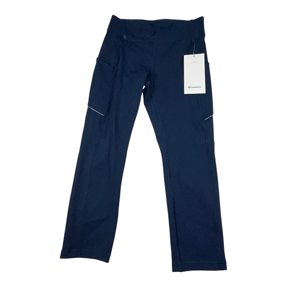 Lululemon NEW Speed Up Crop 21” with Pockets – True Navy, Size 6 (NWT) - Picture 15 of 16